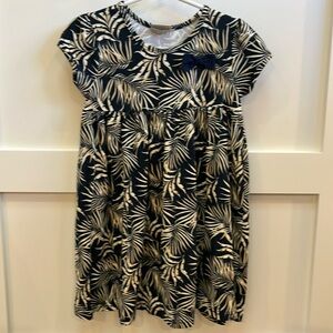 Milo. Navy and cream dress